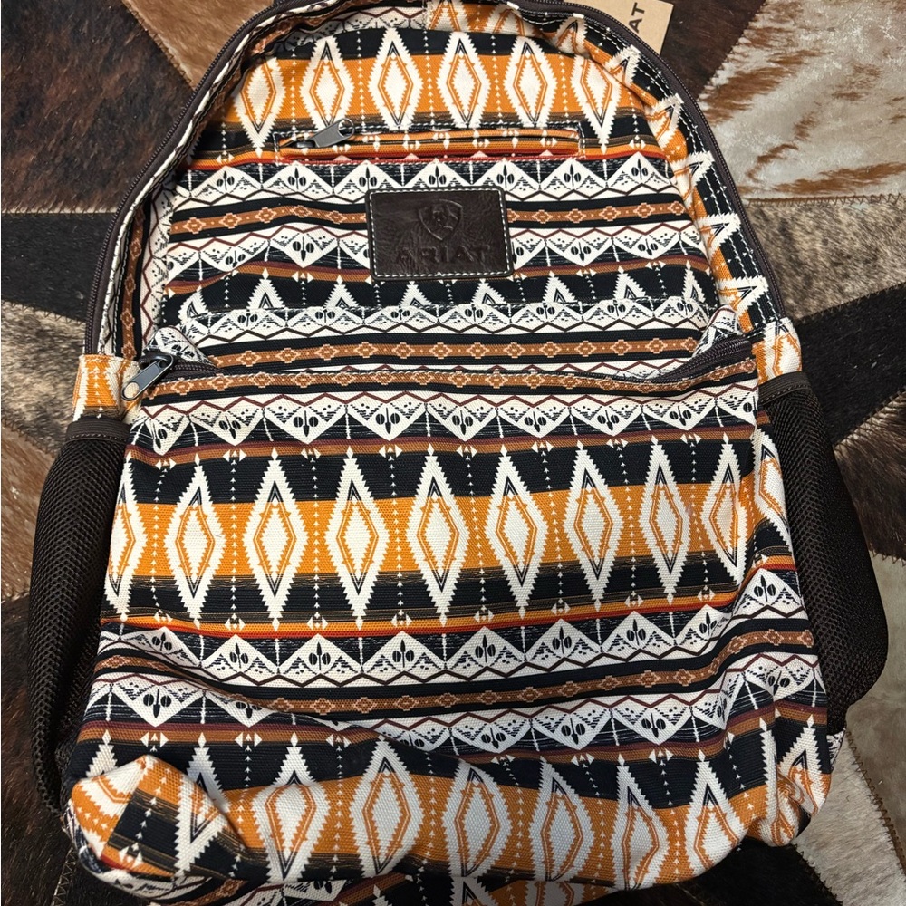 Nwt Ariat Diamond Aztec Backpack